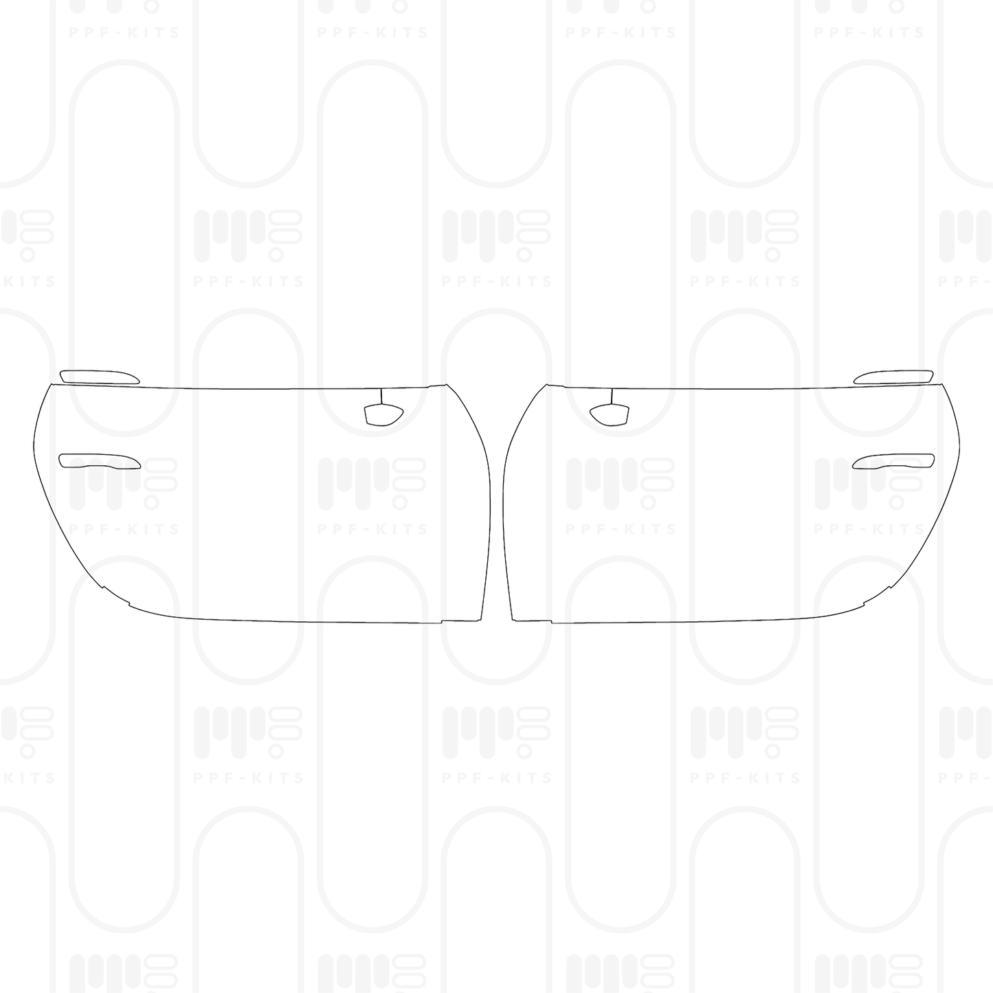 PPF prédécoupé Porsche 911 Dakar 2024