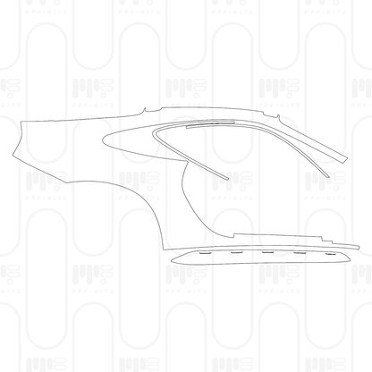 PPF prédécoupé Porsche 911 Dakar 2024