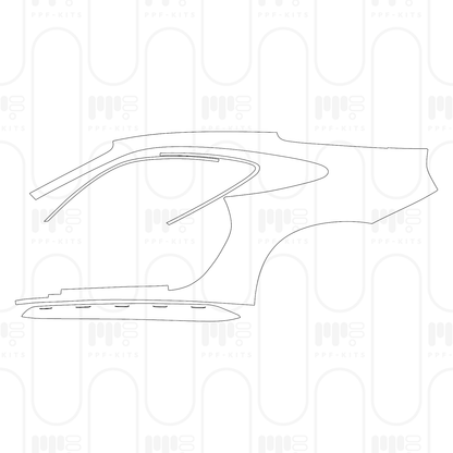 PPF prédécoupé Porsche 911 Dakar 2024