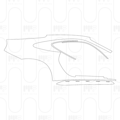 PPF prédécoupé Porsche 911 Dakar 2024