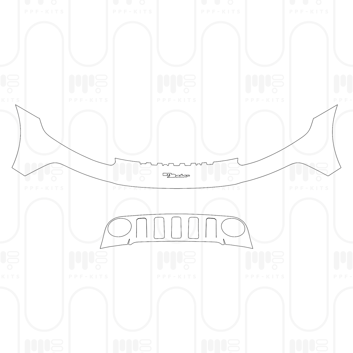 PPF prédécoupé Porsche 911 Dakar 2024