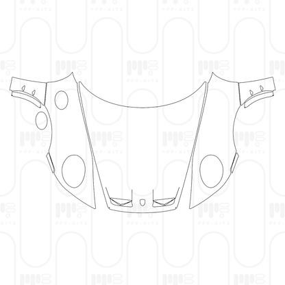 PPF prédécoupé Porsche 911 S T 2024