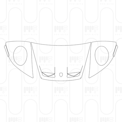 PPF prédécoupé Porsche 911 S T 2024