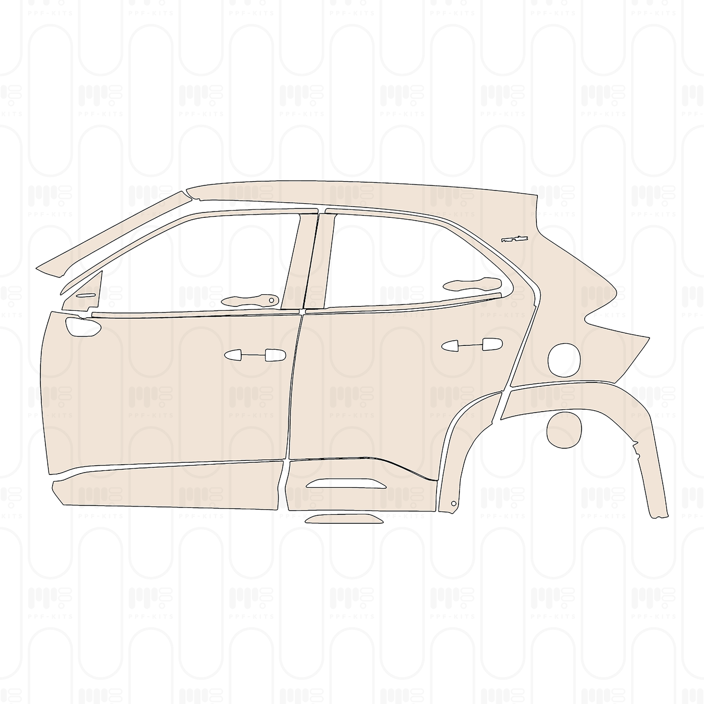 PPF prédécoupé Toyota Yaris Cross Premiere 2024