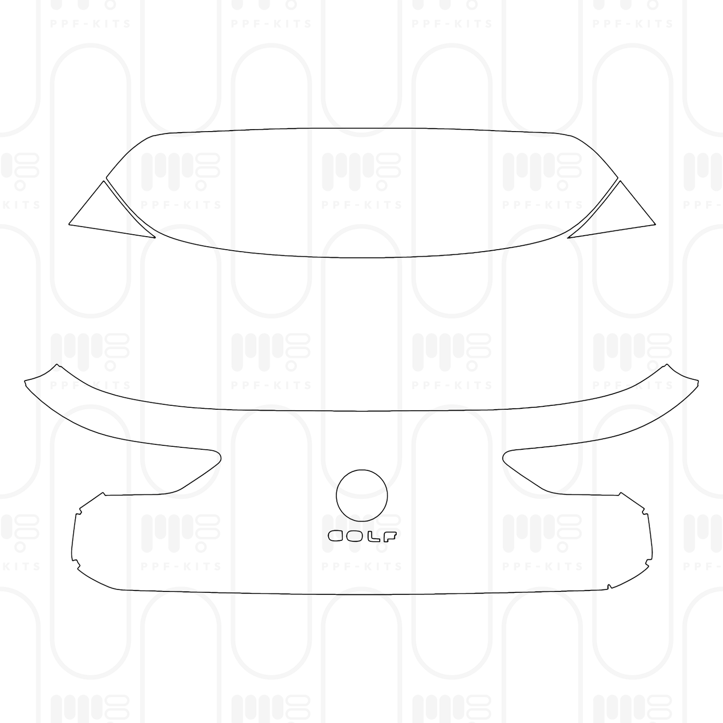 PPF prédécoupé Volkswagen Golf Base 2024
