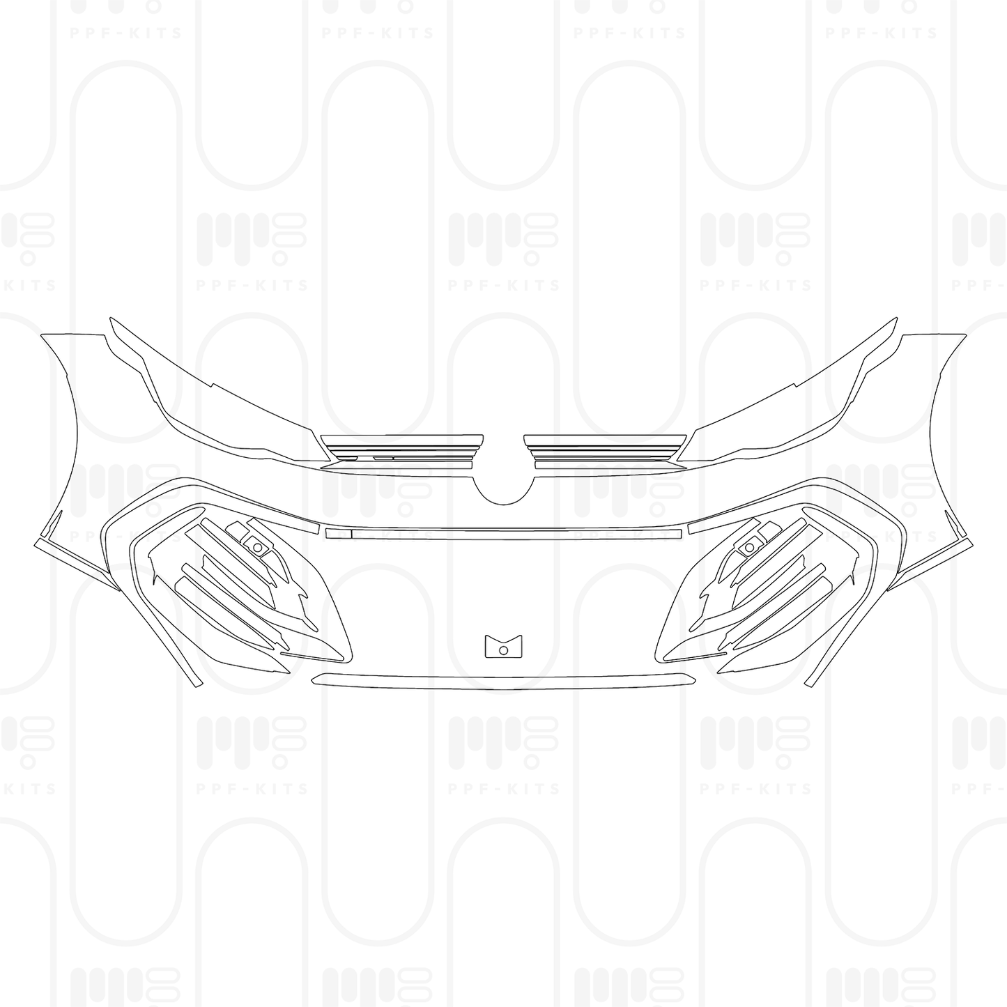 PPF prédécoupé Volkswagen Golf R-line 2024