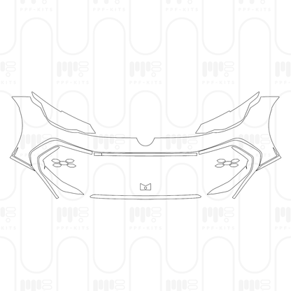 PPF prédécoupé Volkswagen Golf GTI 2024