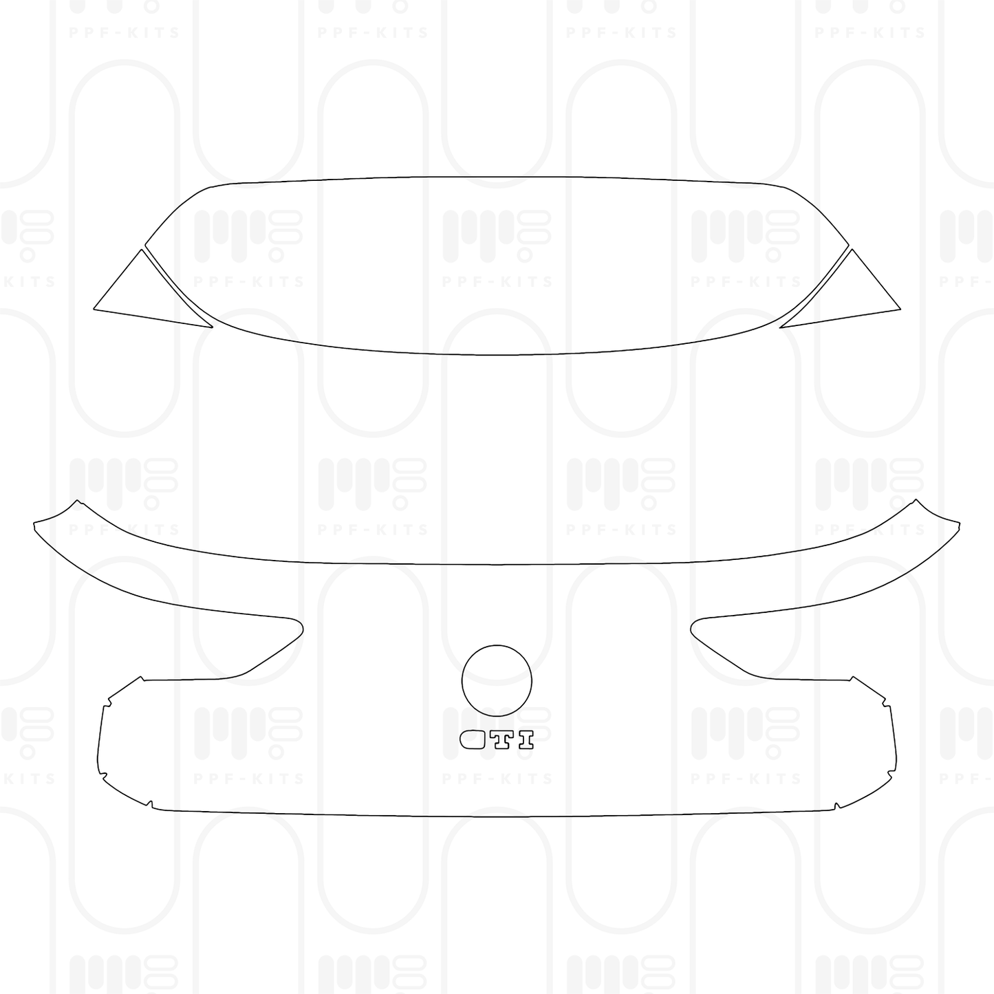 PPF prédécoupé Volkswagen Golf GTI 2024