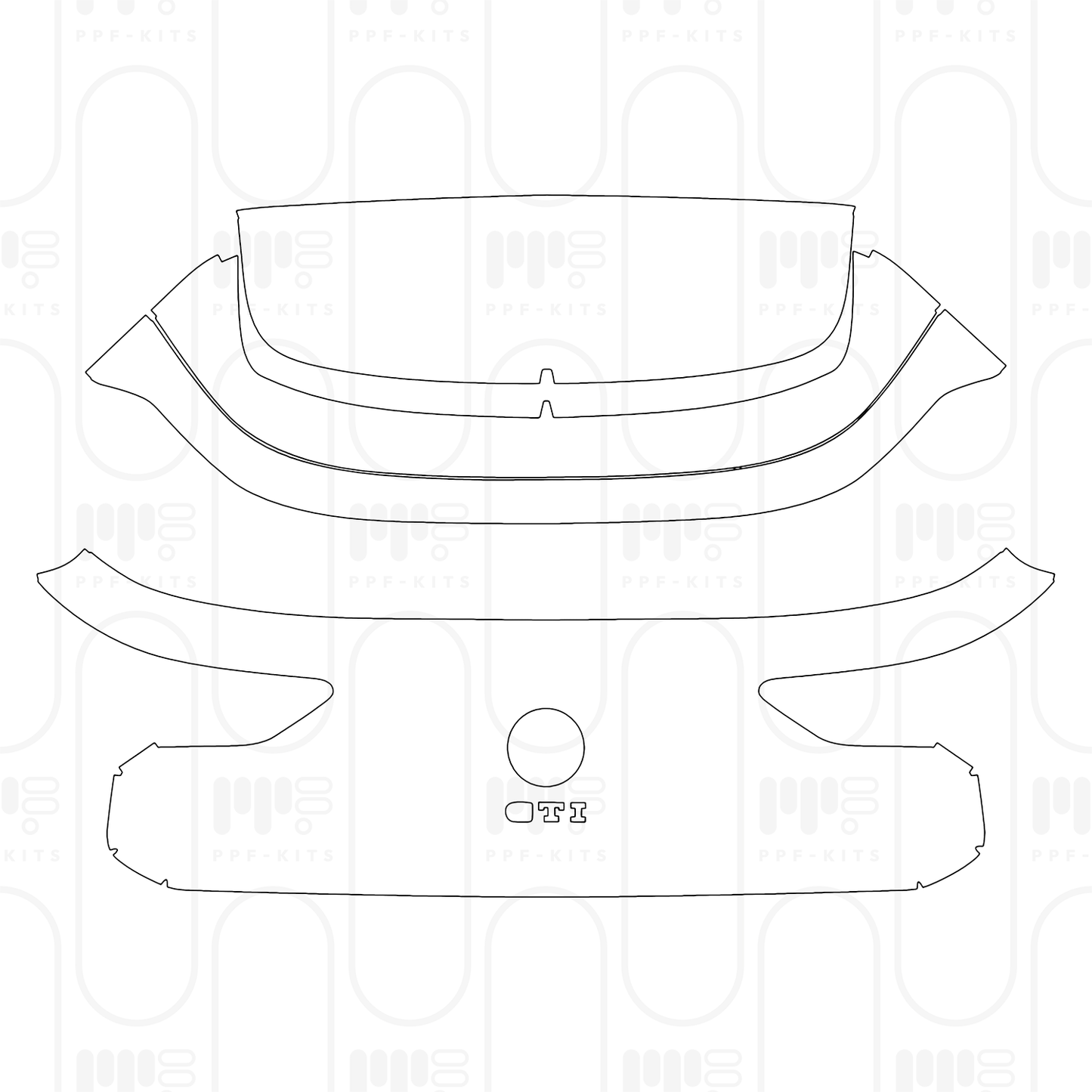 PPF prédécoupé Volkswagen Golf GTI 2024
