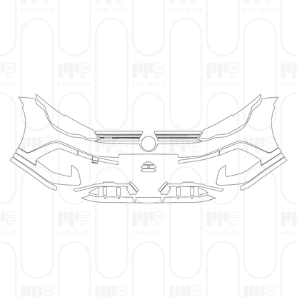 PPF prédécoupé Volkswagen Golf GTI Clubsport 2024