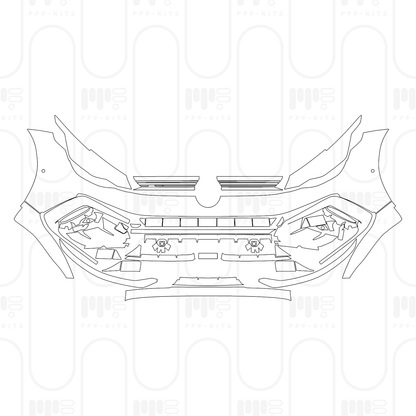 PPF prédécoupé Volkswagen Golf R 2024