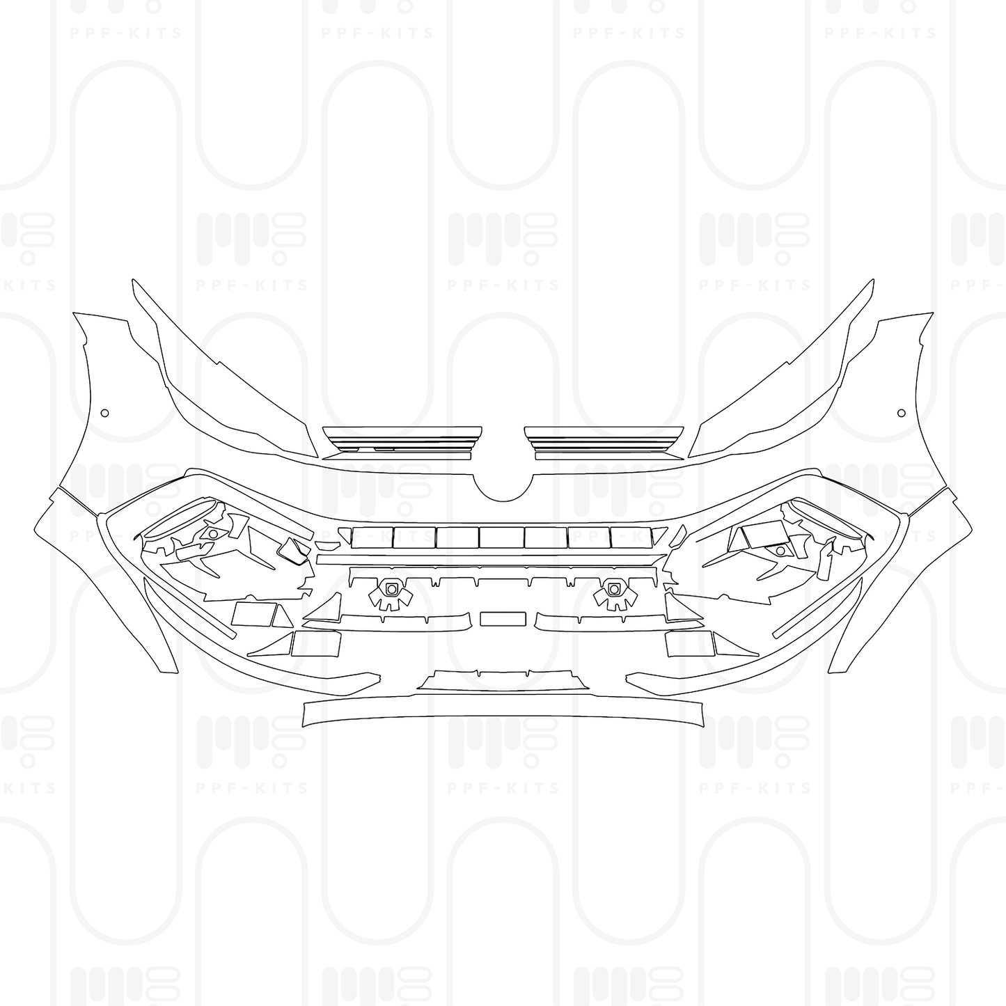 PPF prédécoupé Volkswagen Golf R 2024