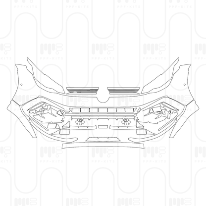 PPF prédécoupé Volkswagen Golf R 2024