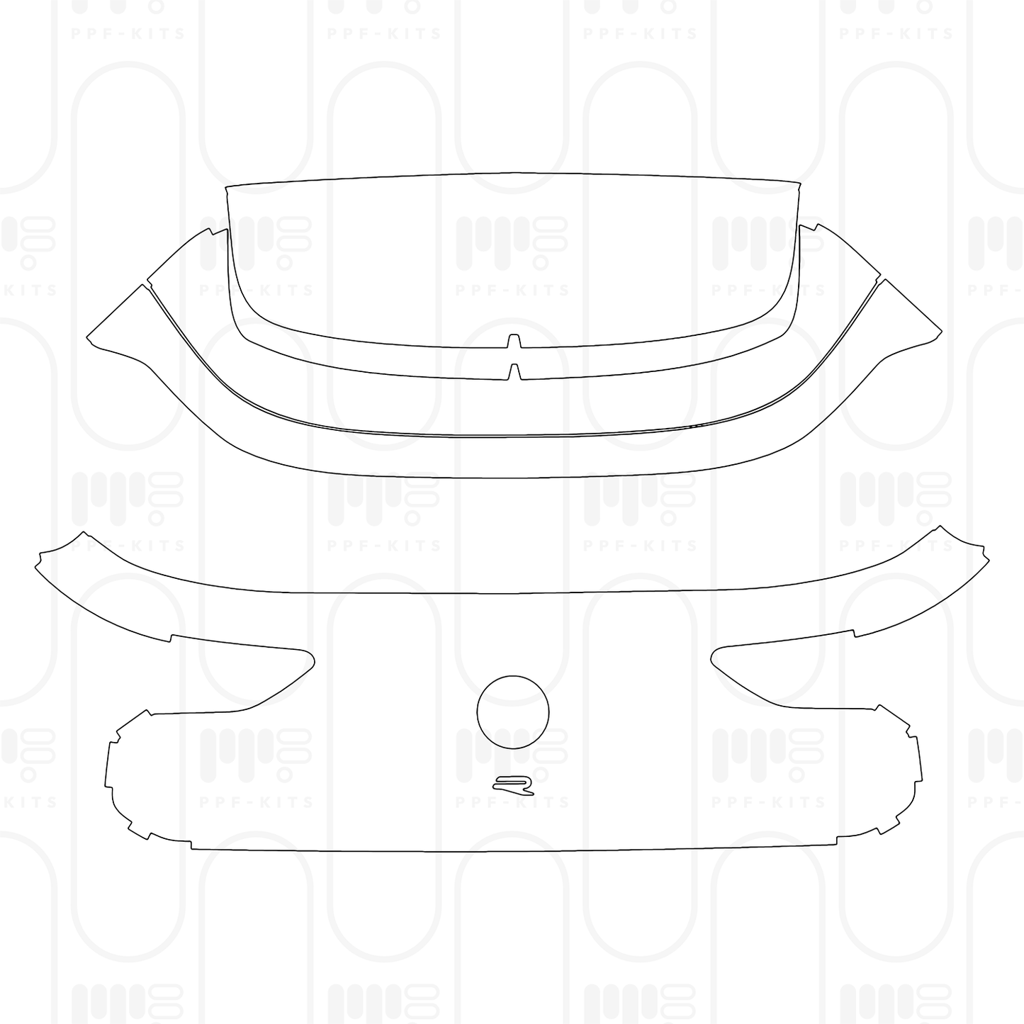 PPF prédécoupé Volkswagen Golf R 2024