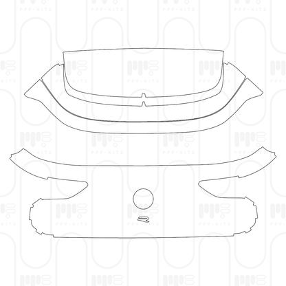 PPF prédécoupé Volkswagen Golf R 2024