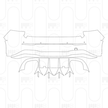PPF prédécoupé Volkswagen Golf R 2024