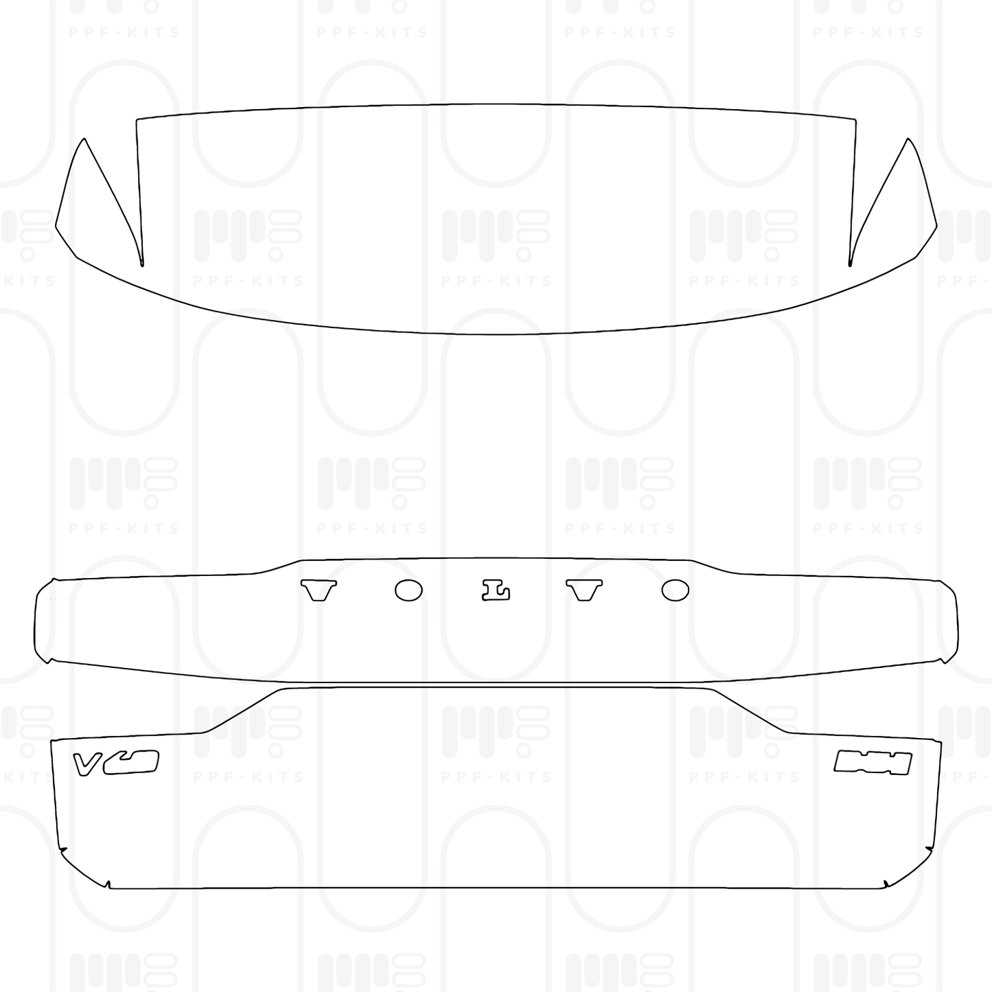 PPF prédécoupé Volvo V60 Cross Country 2024
