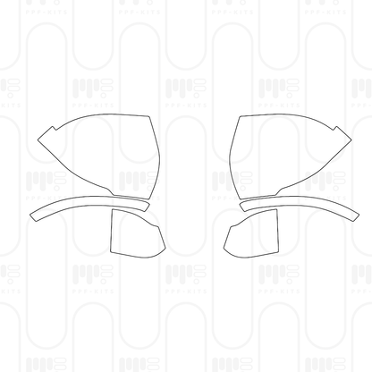 PPF prédécoupé Volvo V60 Cross Country 2024