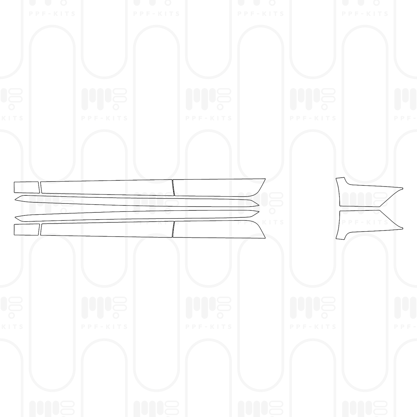 PPF prédécoupé Volvo V60 Cross Country 2024