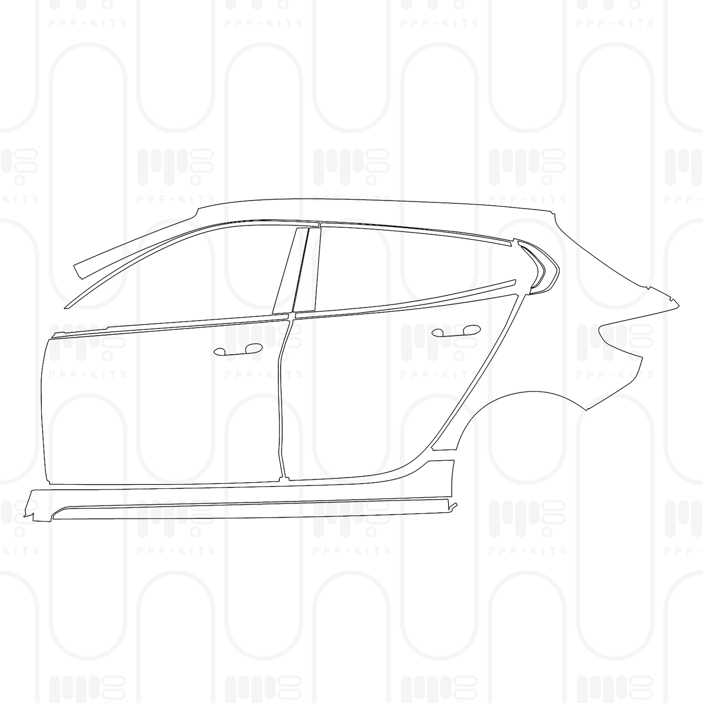 PPF prédécoupé BMW 1 Series 5-door Sports Hatch M Sport 2024