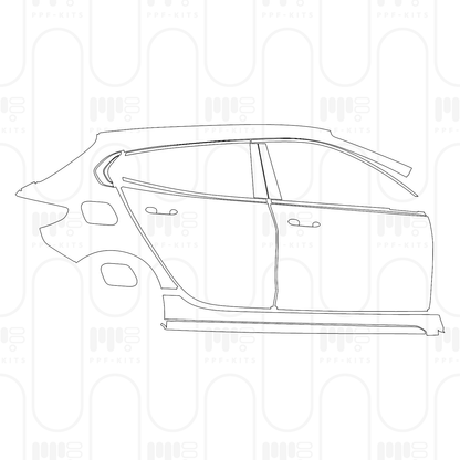 PPF prédécoupé BMW 1 Series 5-door Sports Hatch M Sport 2024
