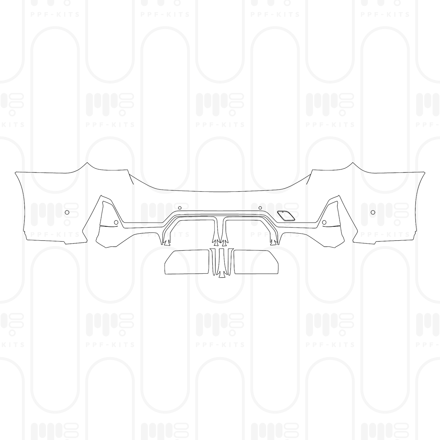 PPF prédécoupé BMW 3 Series Touring M340i 2025