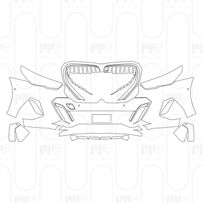 PPF prédécoupé BMW i5 Sedan Extended Wheelbase M Sports Suit 2025
