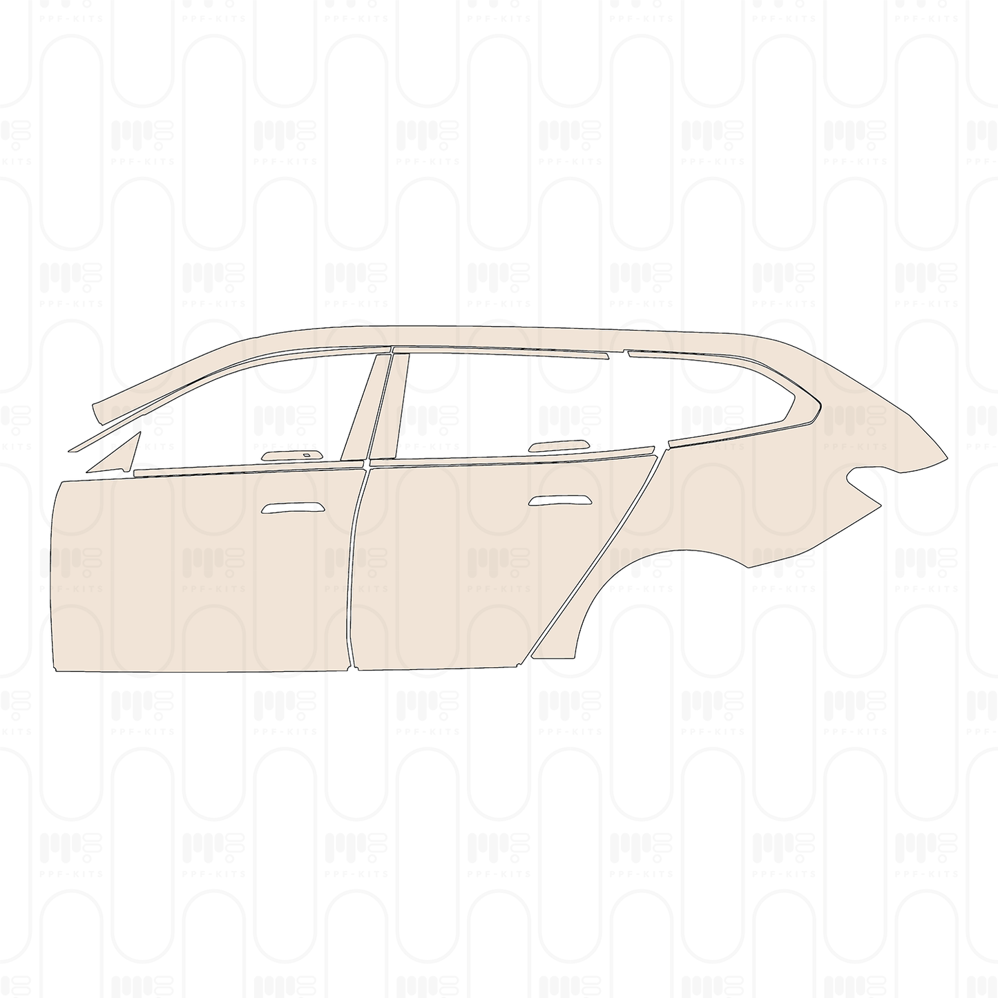 PPF prédécoupé BMW 5 Series Touring Base 2024