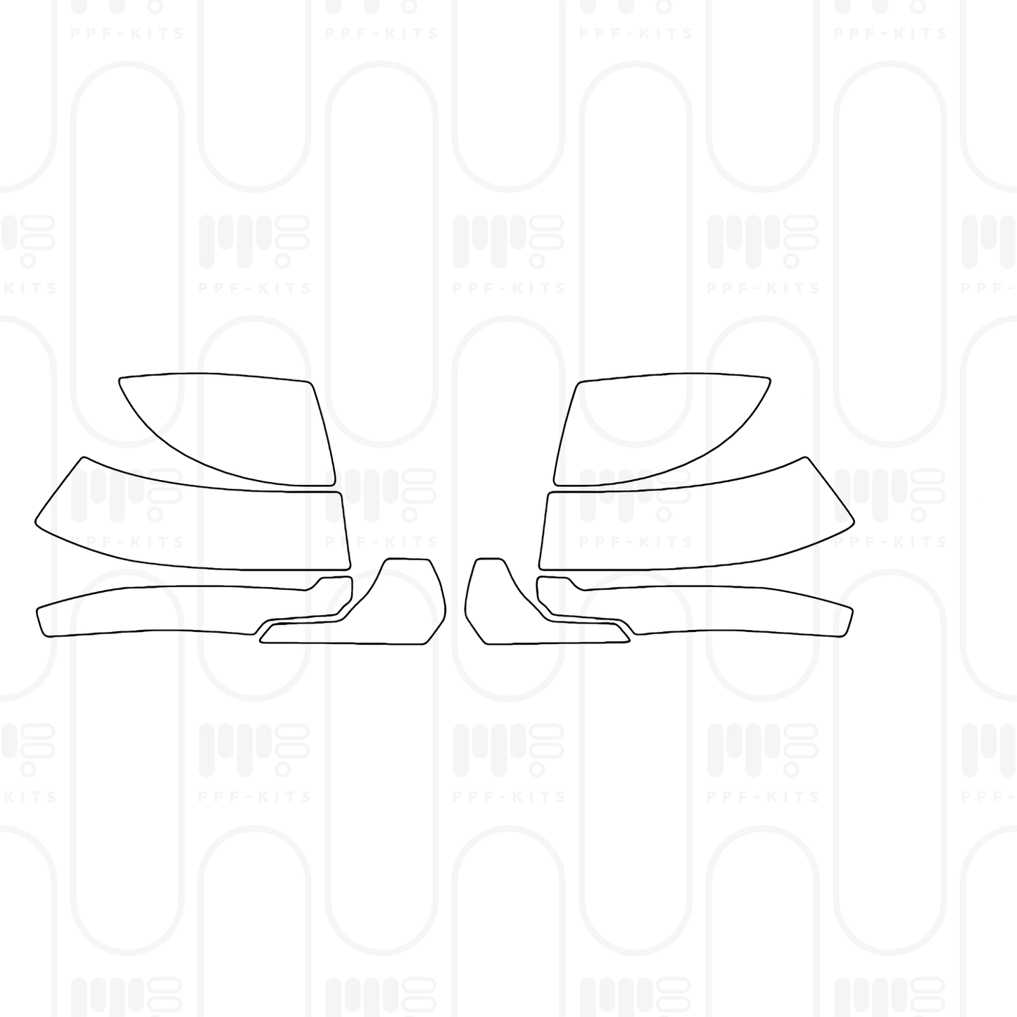 PPF prédécoupé BMW X3 Standard Wheelbase xLine 2024