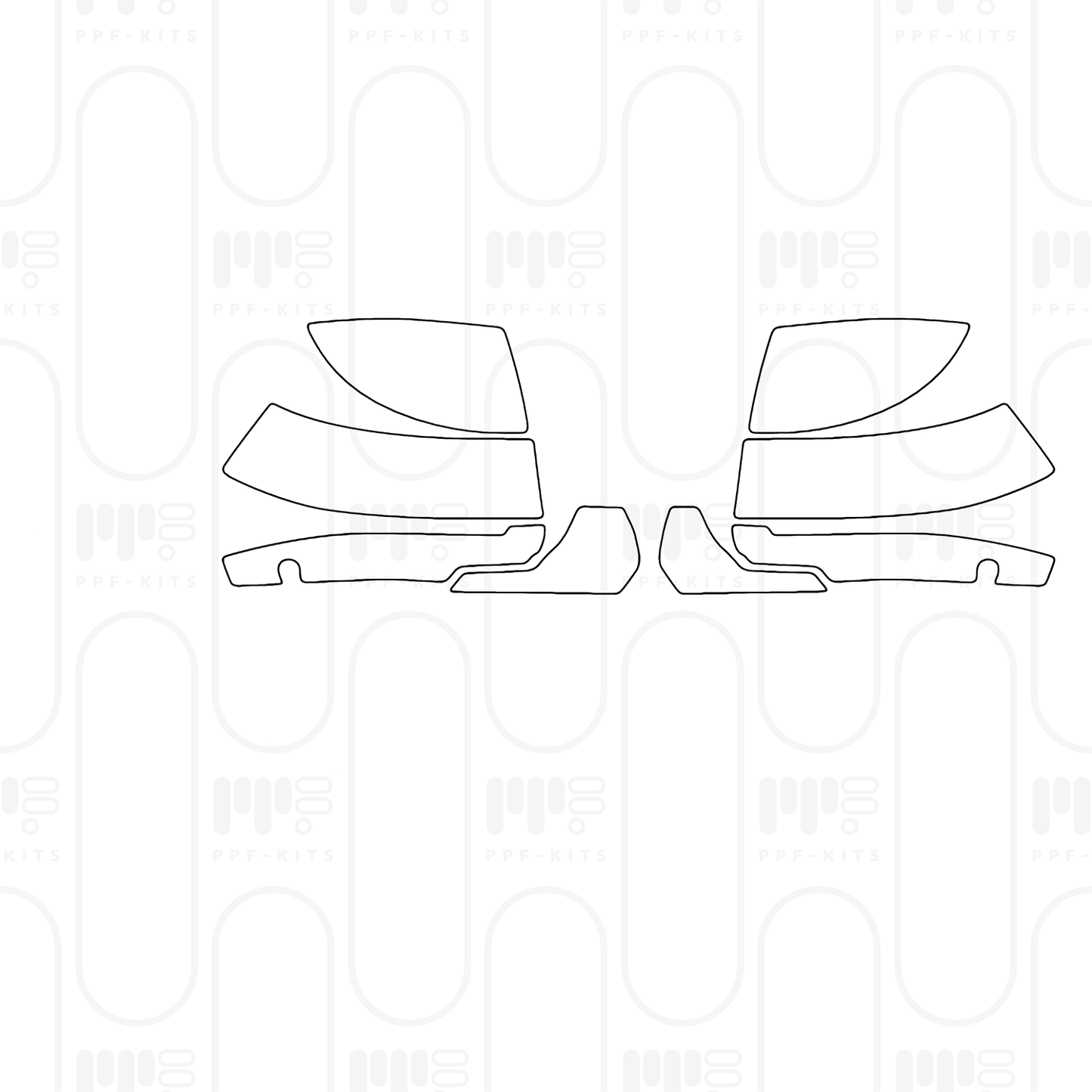 PPF prédécoupé BMW X3 Standard Wheelbase xLine 2024