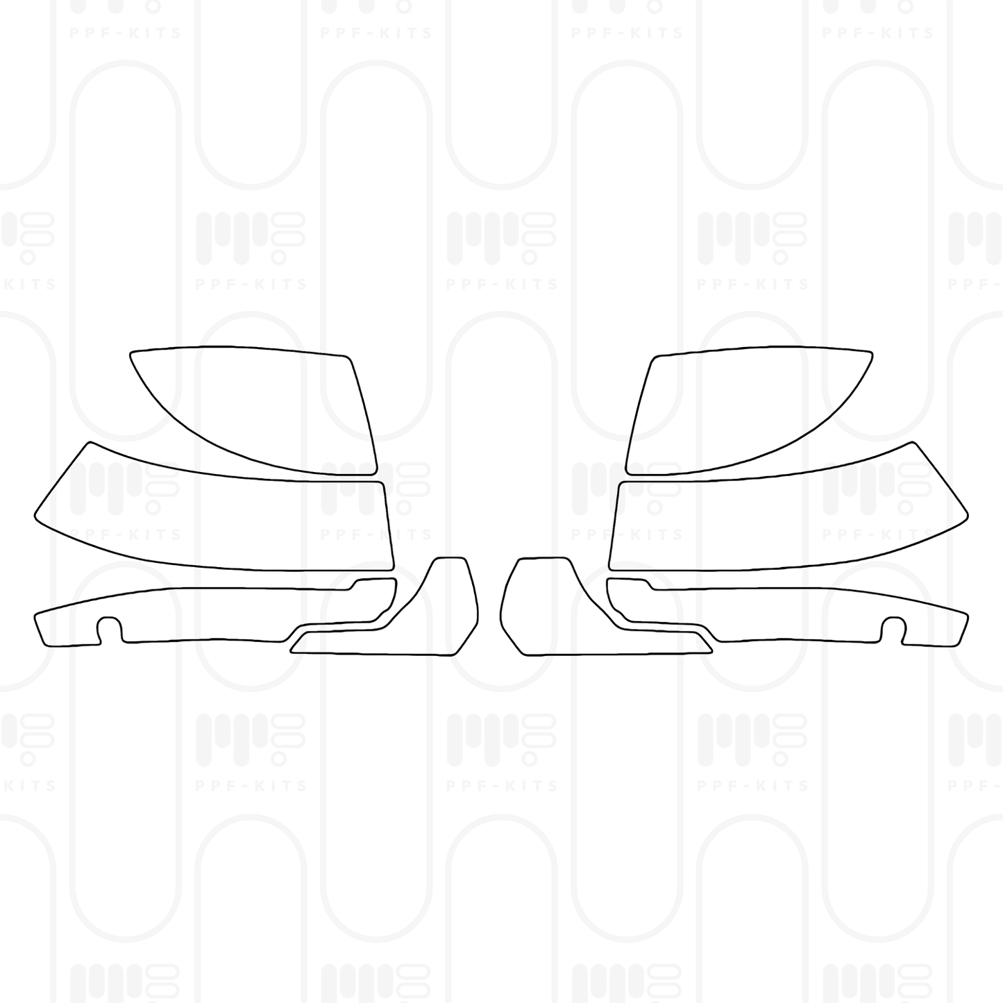 PPF prédécoupé BMW X3 Standard Wheelbase xLine 2024