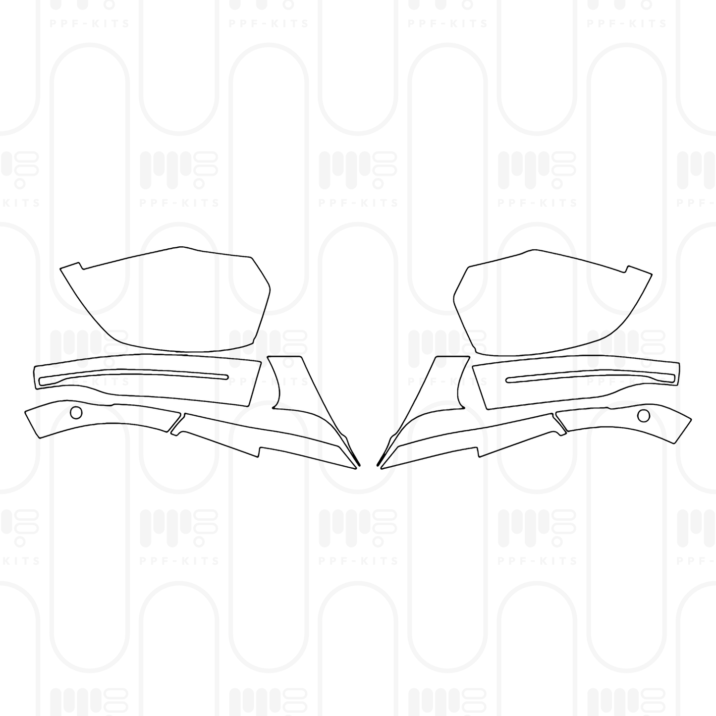 PPF prédécoupé BMW i5 Sedan Standard Wheelbase M60i 2024