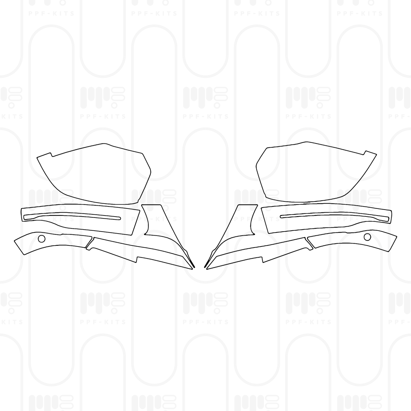 PPF prédécoupé BMW i5 Sedan Standard Wheelbase M60i 2024