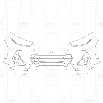 PPF prédécoupé BMW X1 Standard Wheelbase M Sport 2025