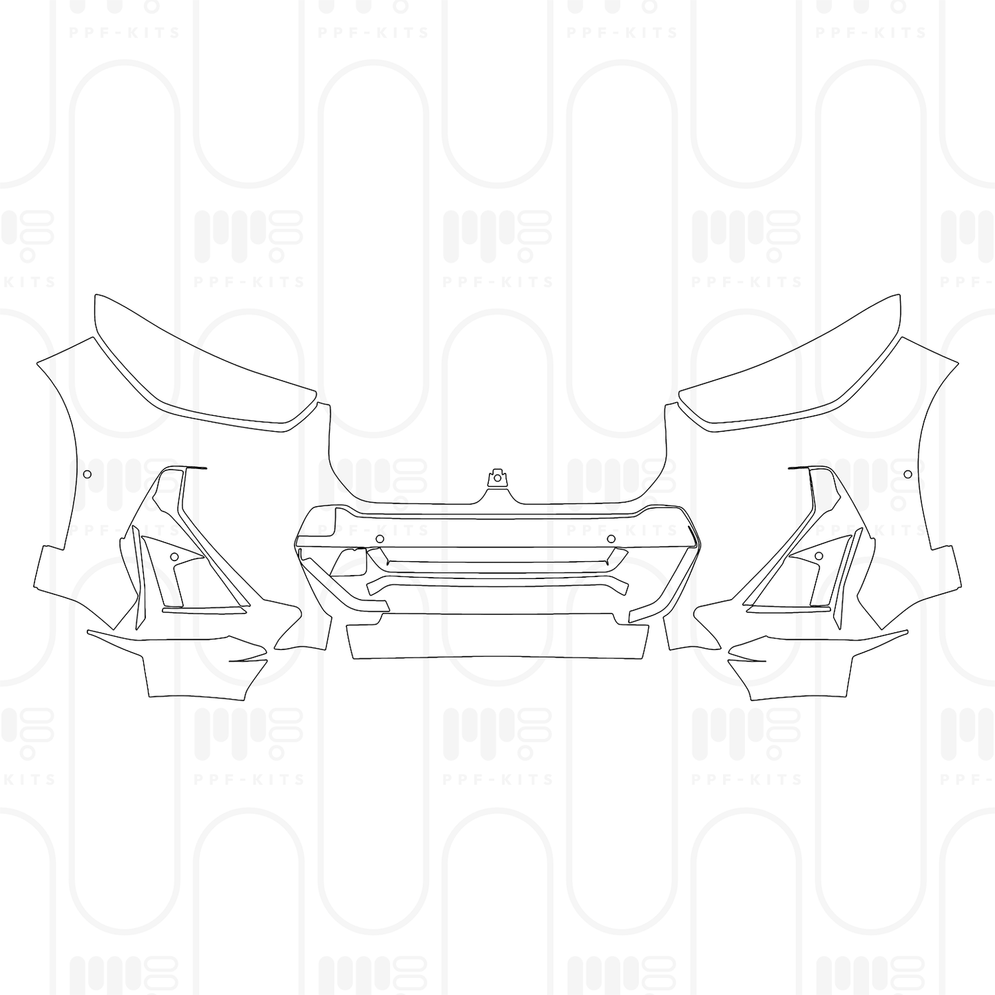 PPF prédécoupé BMW X1 Standard Wheelbase M Sport 2025