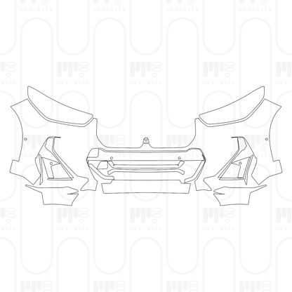 PPF prédécoupé BMW X1 Standard Wheelbase M Sport 2025