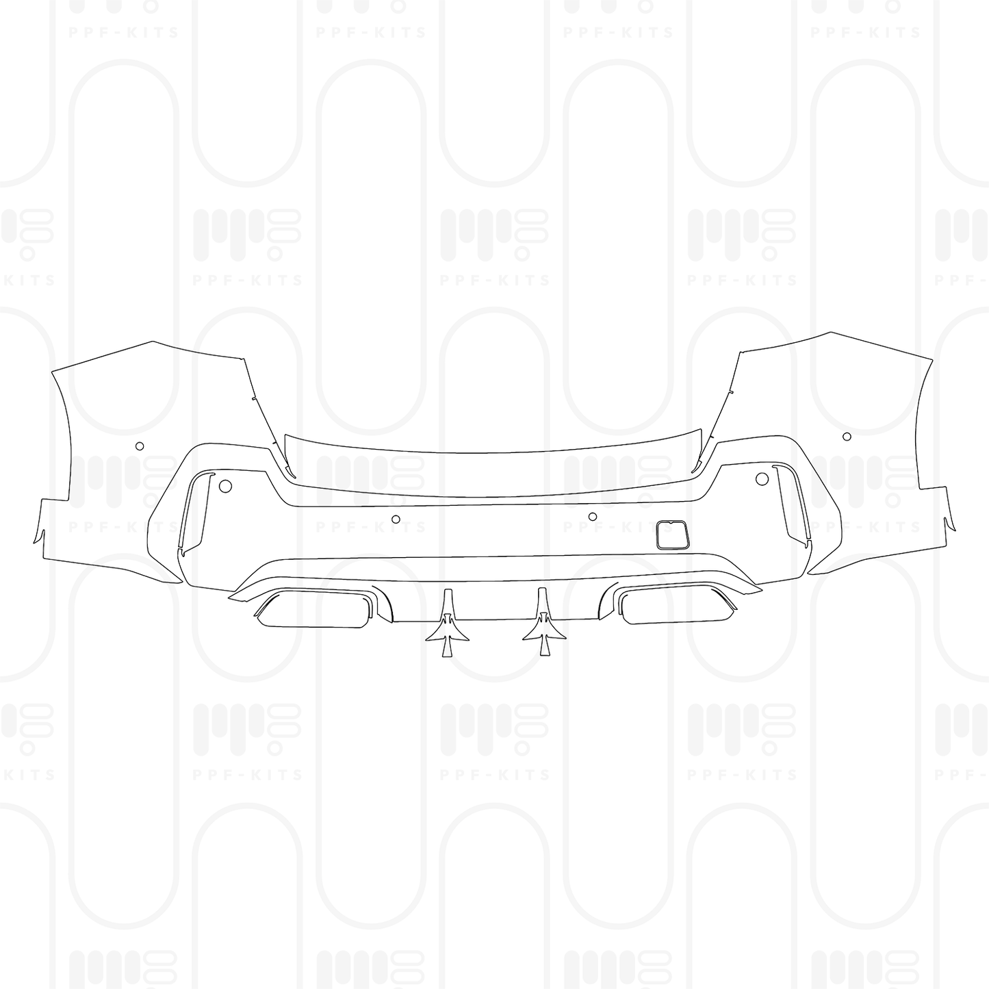 PPF prédécoupé BMW X1 Standard Wheelbase M Sport 2025