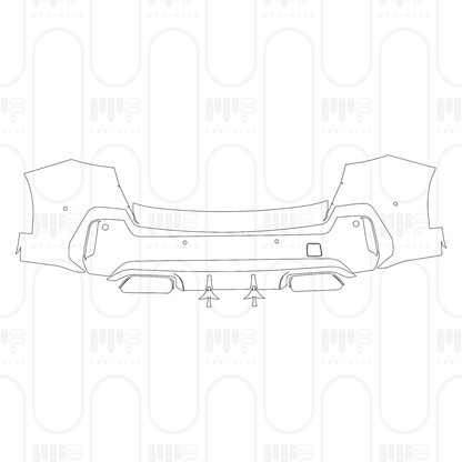 PPF prédécoupé BMW X1 Standard Wheelbase M Sport 2025