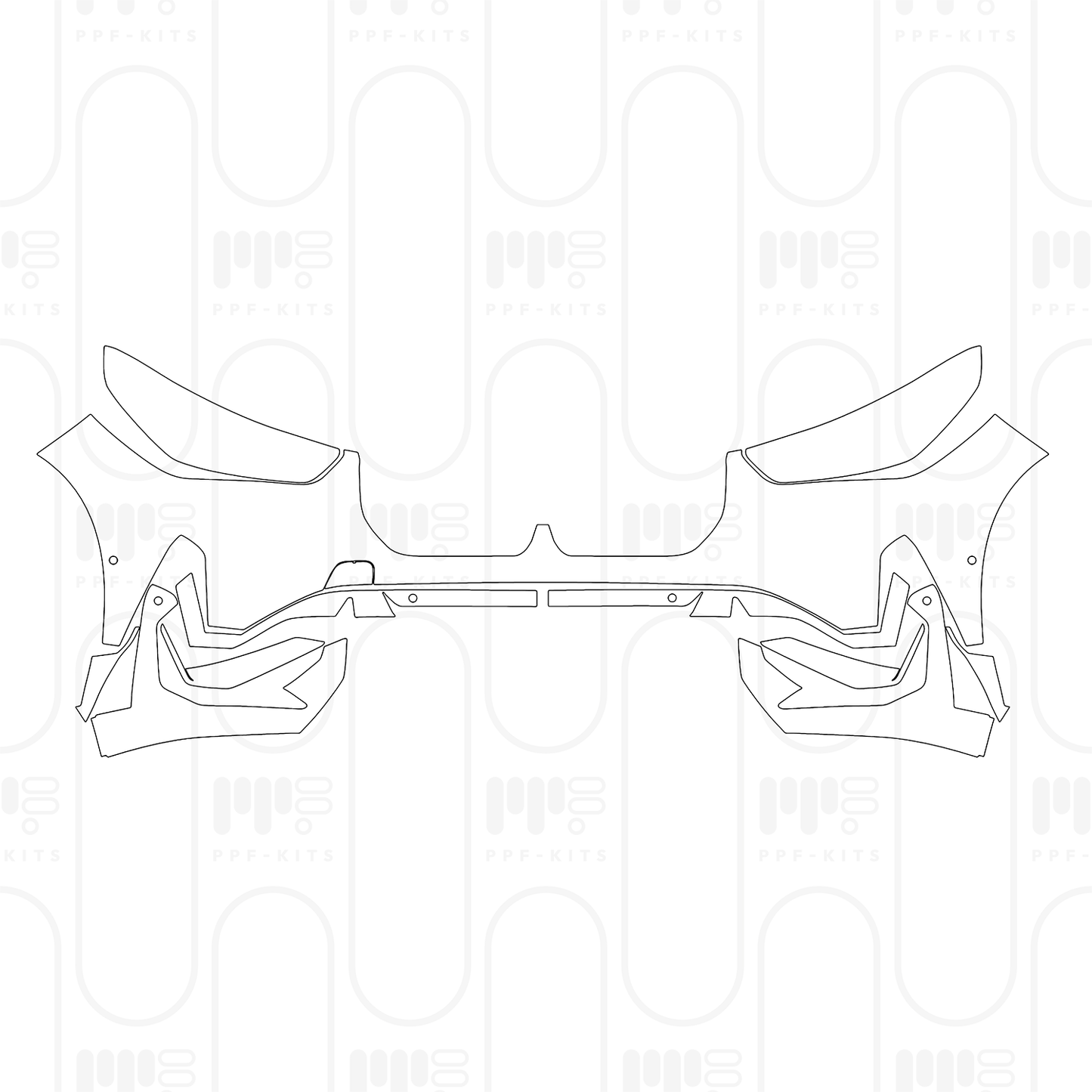 PPF prédécoupé BMW X1 Standard Wheelbase Base 2025