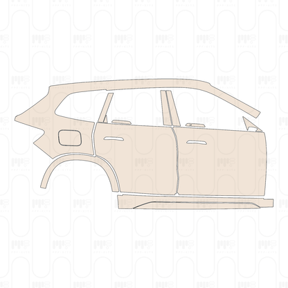 PPF prédécoupé BMW X1 Standard Wheelbase Base 2024