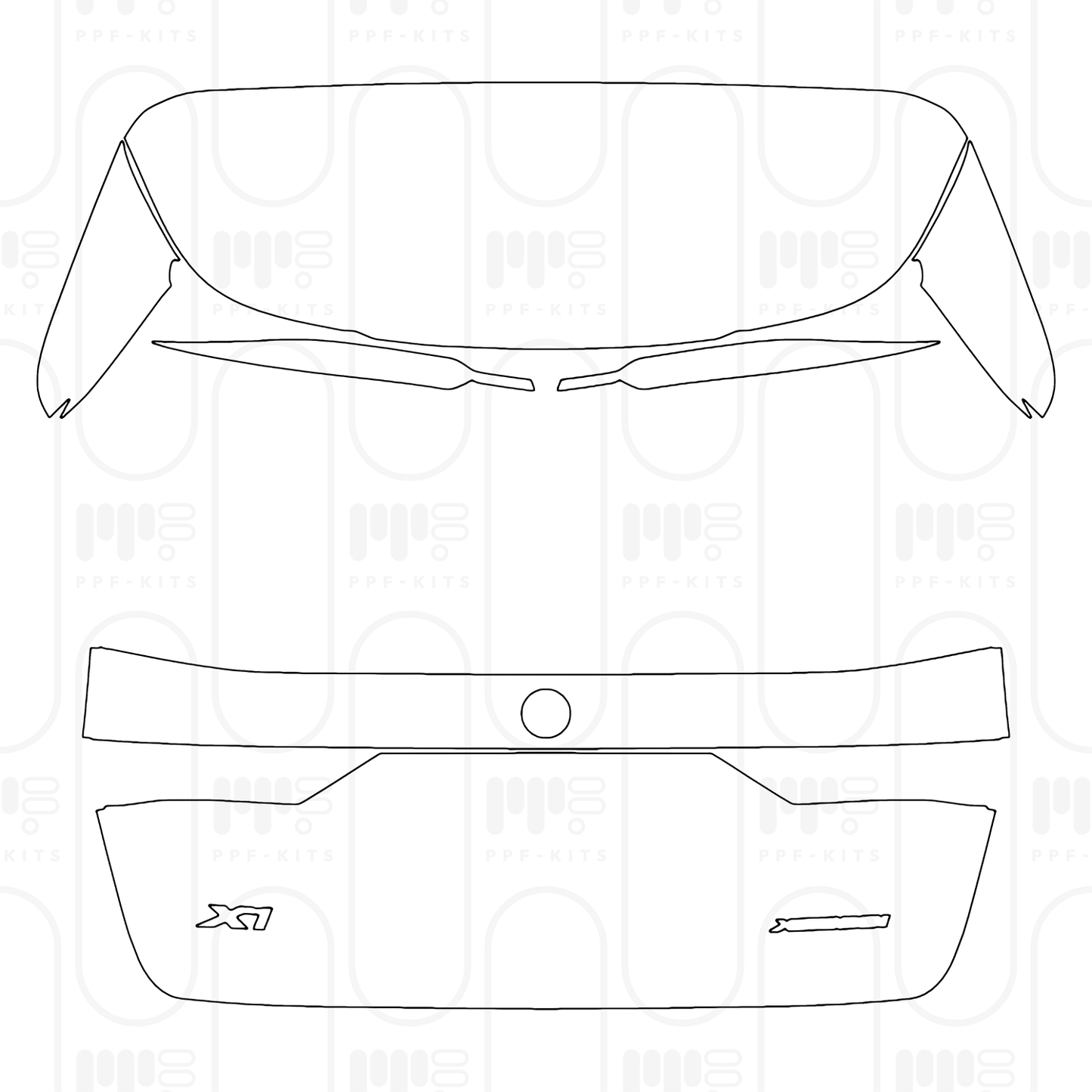 PPF prédécoupé BMW X1 Standard Wheelbase M Sport 2025