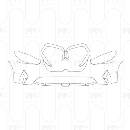 PPF prédécoupé BMW X3 Standard Wheelbase xLine 2024