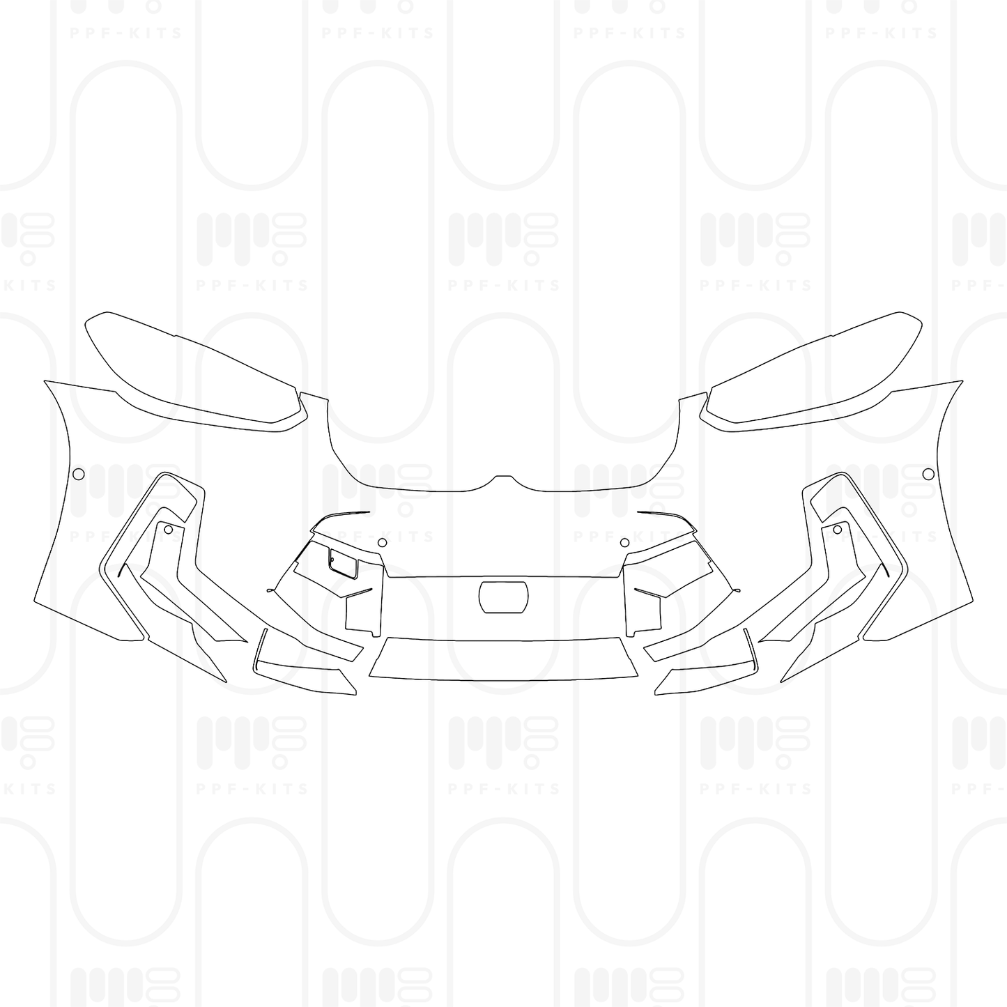 PPF prédécoupé BMW X3 Standard Wheelbase X3 M 2024