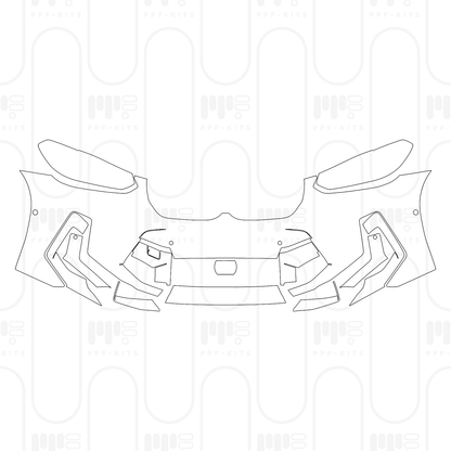 PPF prédécoupé BMW X3 Standard Wheelbase X3 M 2024