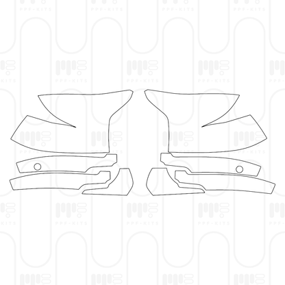 PPF prédécoupé BMW X3 Standard Wheelbase X3 M 2024