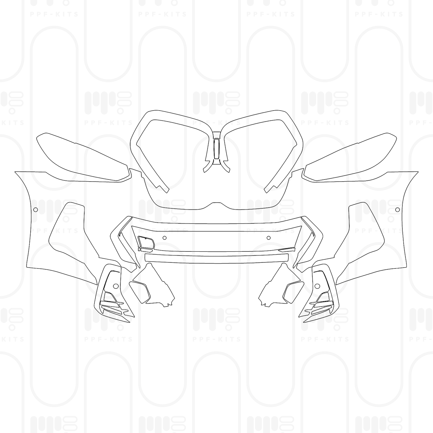 PPF prédécoupé BMW X4 M Sport 2025