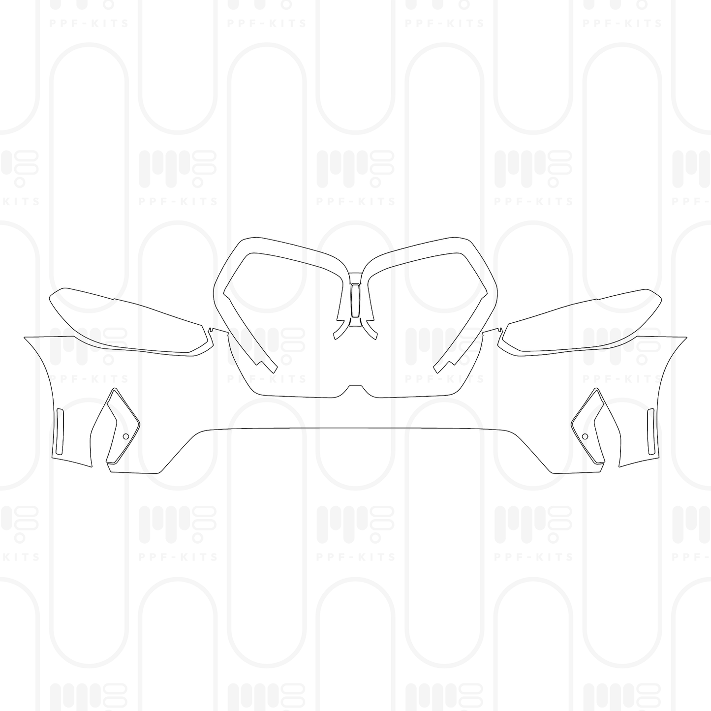 PPF prédécoupé BMW X4 xLine 2025