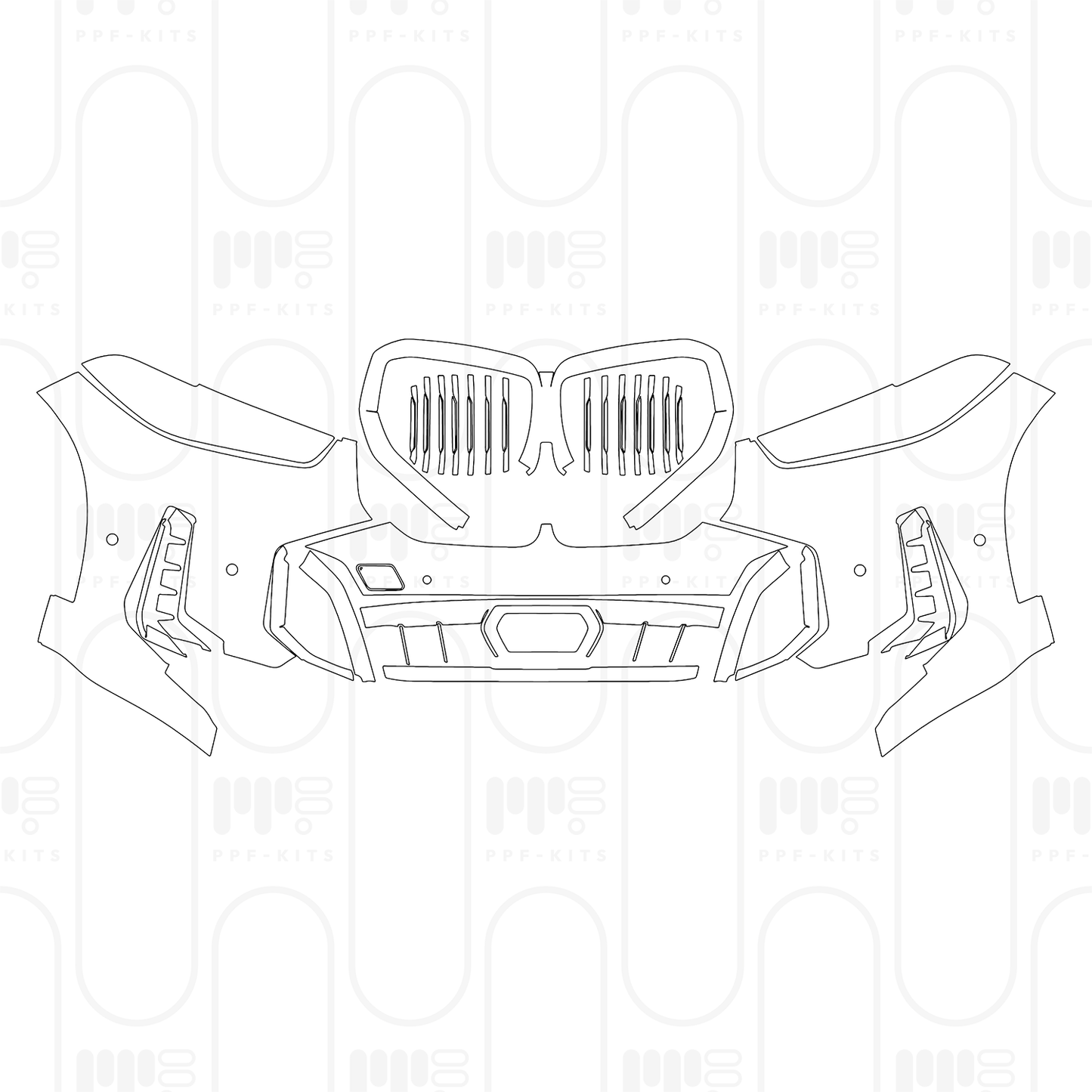 PPF prédécoupé BMW X5 Standard Wheelbase M60i 2025