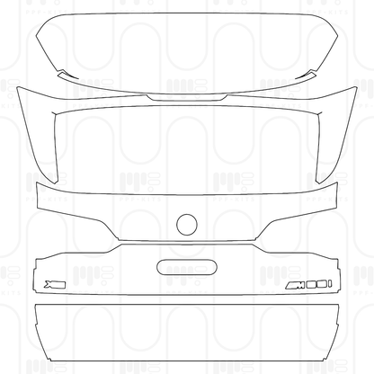PPF prédécoupé BMW X5 Standard Wheelbase M60i 2025