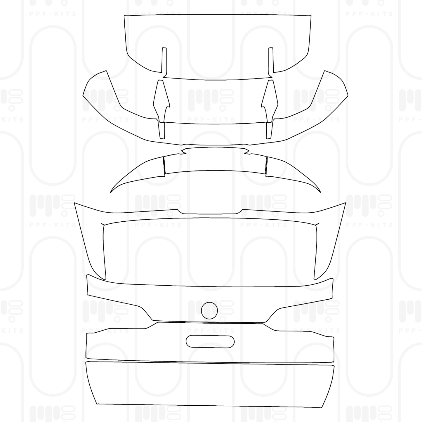 PPF prédécoupé BMW X5 Standard Wheelbase M60i 2025